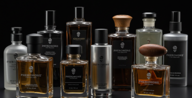 Imagen con diferentes tipos de feromonas. ¿Qué pasa si me pongo perfume con feromonas?